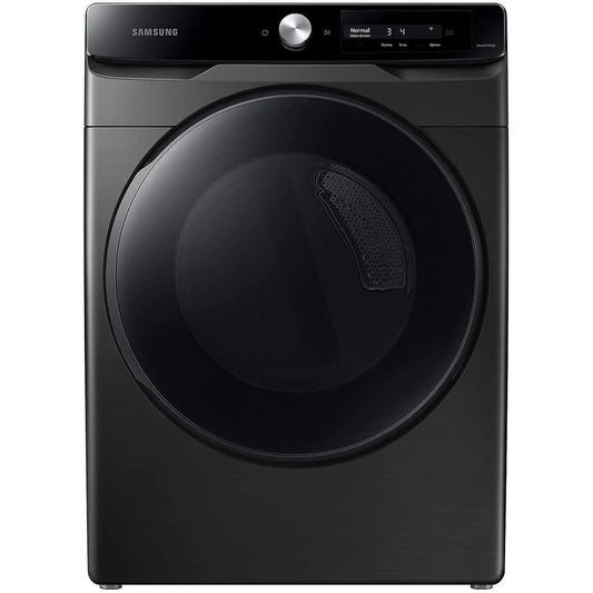 Samsung DVE45A6400V 7.5 cu. ft. Smart Dial Electric Dryer with Super Speed Dry - Brushed Black, ENERGY STAR certified - Curacao