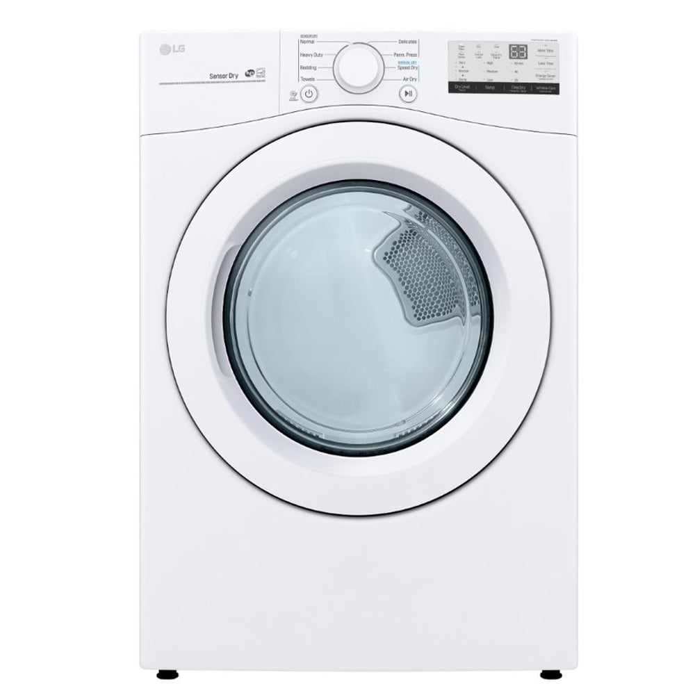 LG DLE3400W 7.4 cu. ft. Electric Dryer with Sensor Dry - White, ENERGY STAR certified