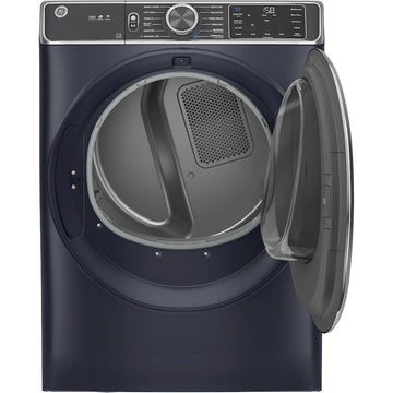 GE Smart GFD85GSPNRS 7.8 cu.ft. Front Load Gas Dryer with Steam and Sanitize - Sapphire Blue - Curacao
