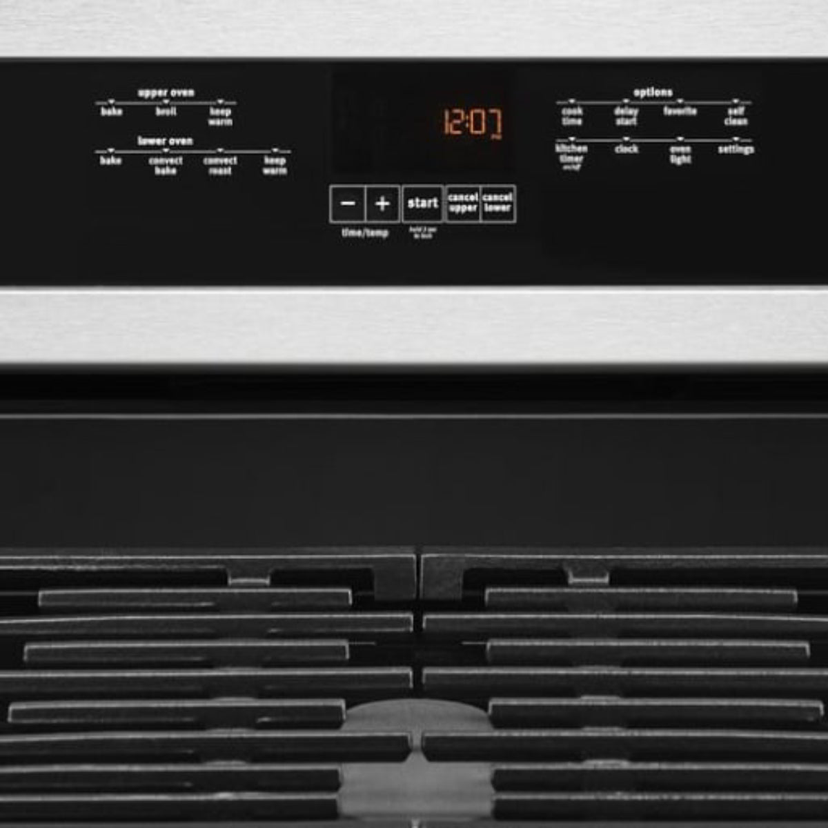 Maytag MGT8800FZ 6 cu. ft. Freestanding Wide Double Oven Gas Range with True Convection - Silver