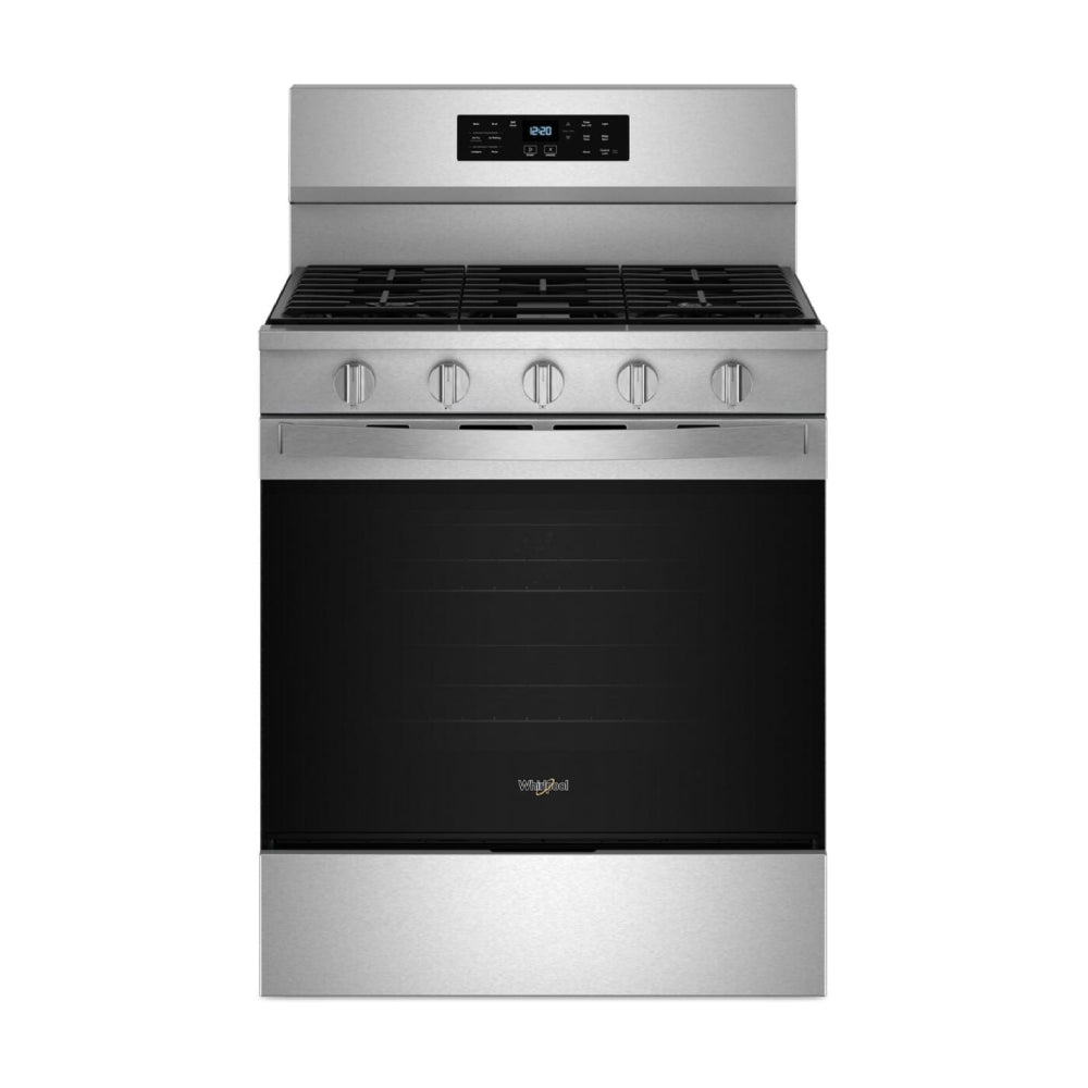 Whirlpool WFGS5030RZ 30" Gas Range with Air Cooking Technology - Silver/Black