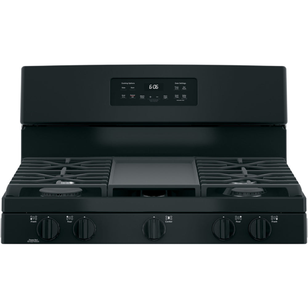 GE Appliances 5.0 cu. ft. Freestanding Natural Gas Range with 5 Burners