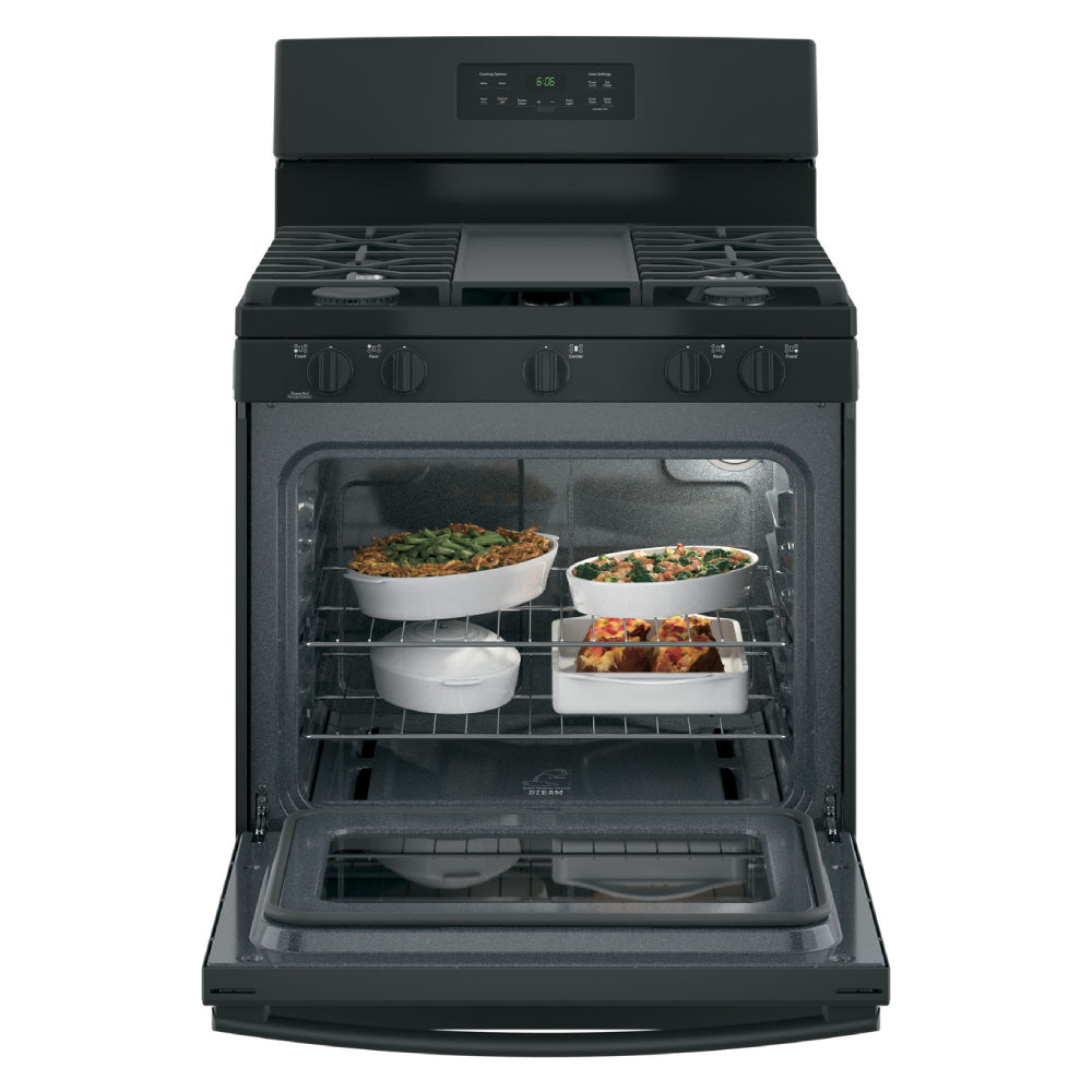 GE Appliances 5.0 cu. ft. Freestanding Natural Gas Range with 5 Burners