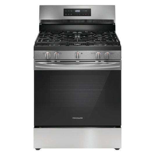 Frigidaire FCRG3062AS 5.1 cu. ft. Gas Range with Steam Clean - Silver