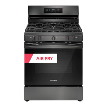 Frigidaire FCRG3083AD 5.1 cu. ft. Freestanding Gas Range with Air Fry - Black
