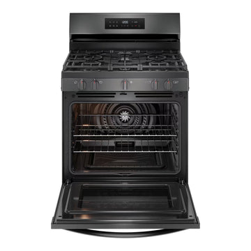 Frigidaire FCRG3083AD 5.1 cu. ft. Freestanding Gas Range with Air Fry - Black
