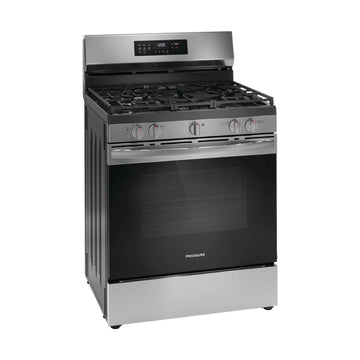 Frigidaire FCRG3083AS 5.1 cu.ft. Gas Range with Air Fry- Silver/Black