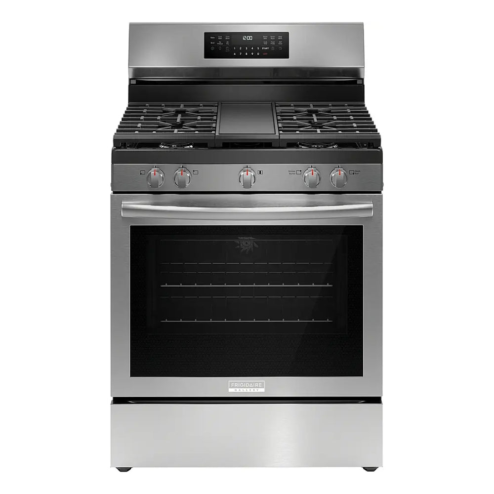 Frigidaire Gallery GCRG3060BF 5.1 cu. ft. Freestanding Gas Range with Self Cleaning - Silver