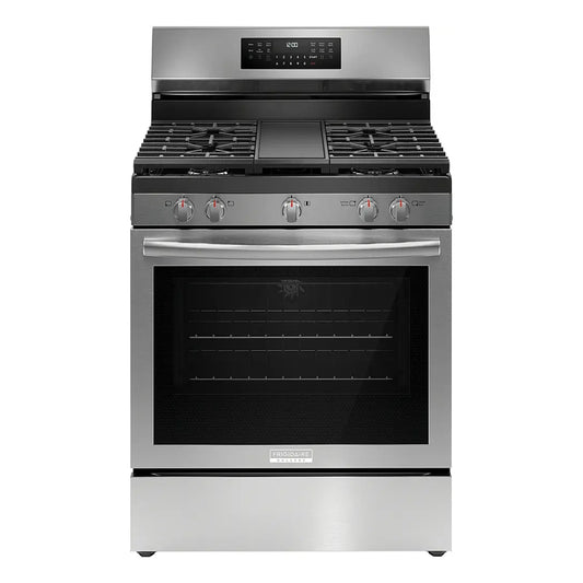 Frigidaire Gallery GCRG3060BF 5.1 cu. ft. Freestanding Gas Range with Self Cleaning - Silver