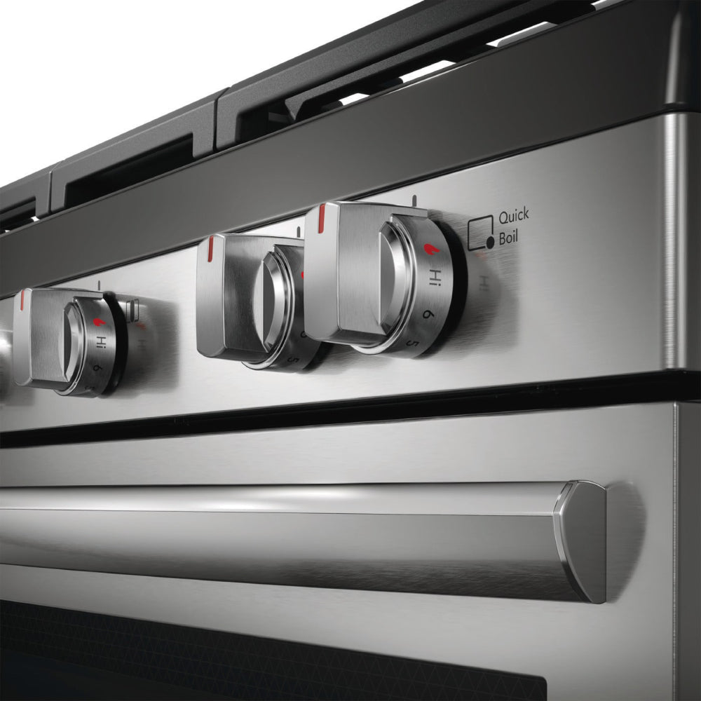 Frigidaire Gallery GCRG3060BF 5.1 cu. ft. Freestanding Gas Range with Self Cleaning - Silver