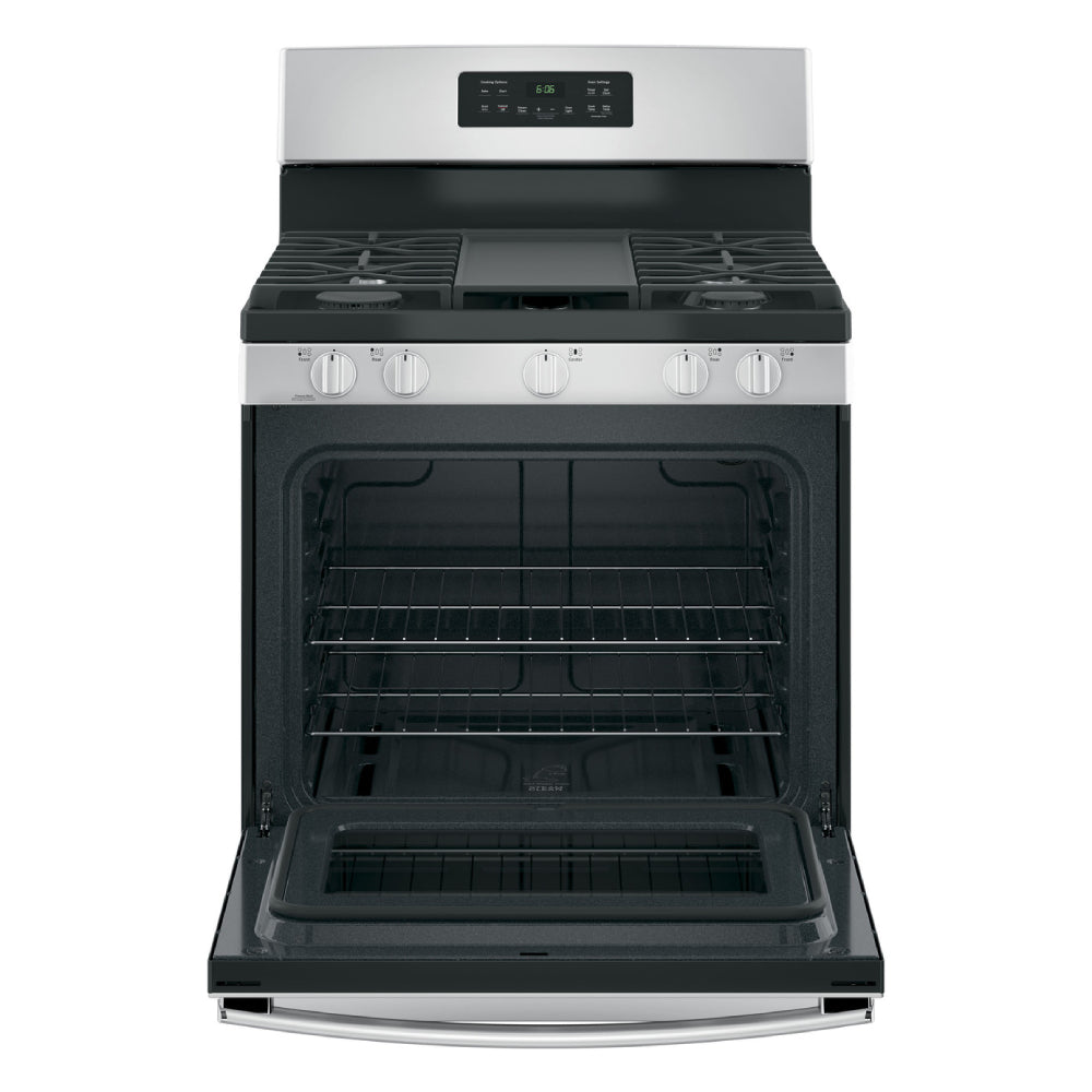 GE Appliances 5.0 cu. ft. Freestanding Natural Gas Range with 5 Burners