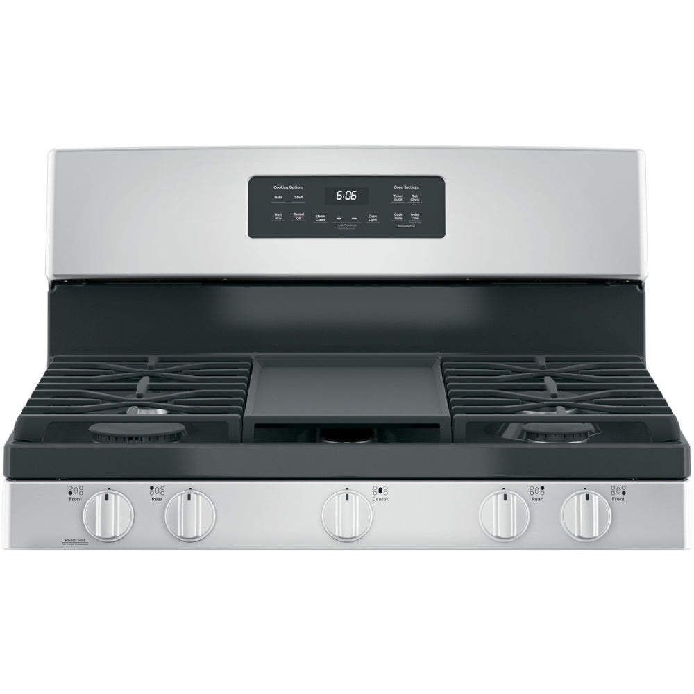 GE Appliances 5.0 cu. ft. Freestanding Natural Gas Range with 5 Burners