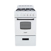 Cocina a gas independiente Avanti GR2011CW de 20" con horno de 2,1 pies cúbicos, color blanco