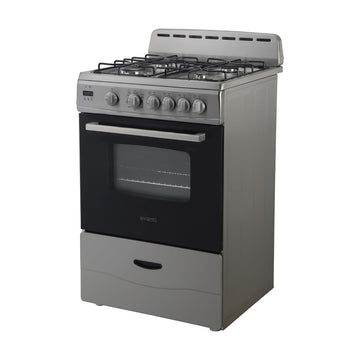 Cocina a gas independiente Avanti GR2416CSS de 2,6 pies cúbicos - Acero inoxidable