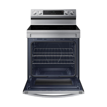 Samsung NE63A6111SS 6.3 cu. ft. Electric Range with Steam Clean - Silver