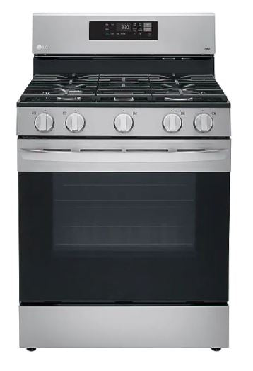 LG LRGL5821S 5.8 cu. ft. Smart Single Oven Gas Range with Easy Clean, WiFi Enabled - Stainless Steel