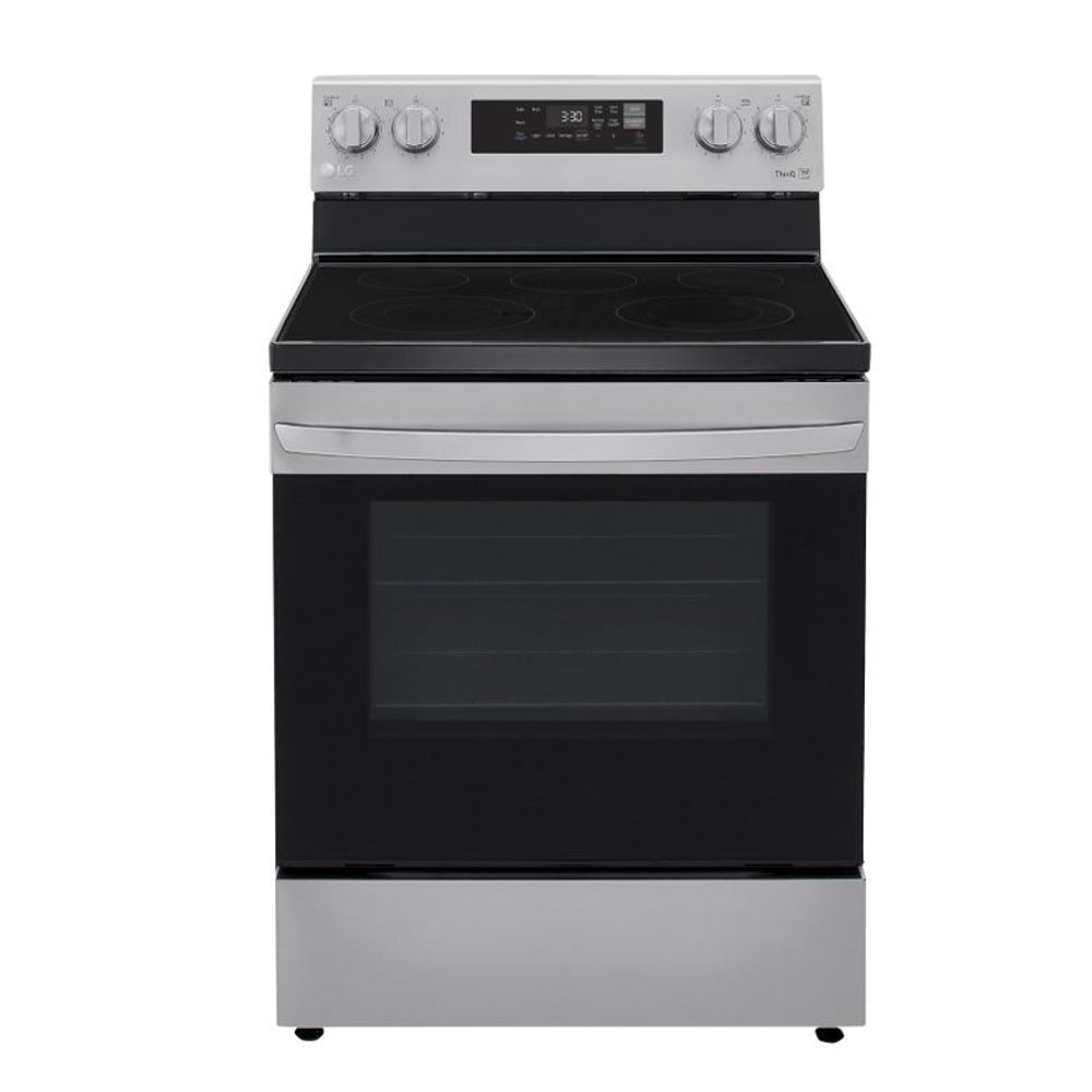 LG LREL6321S 6.3 cu. ft. Single Oven Electric Range with Easy Clean, WiFi Enabled - Stainless Steel