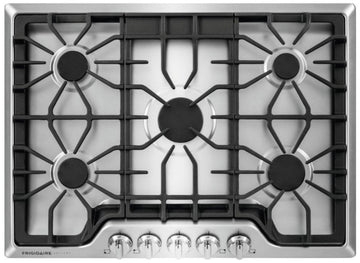 Estufa a gas Frigidaire de 30 pulgadas en acero inoxidable con 5 quemadores