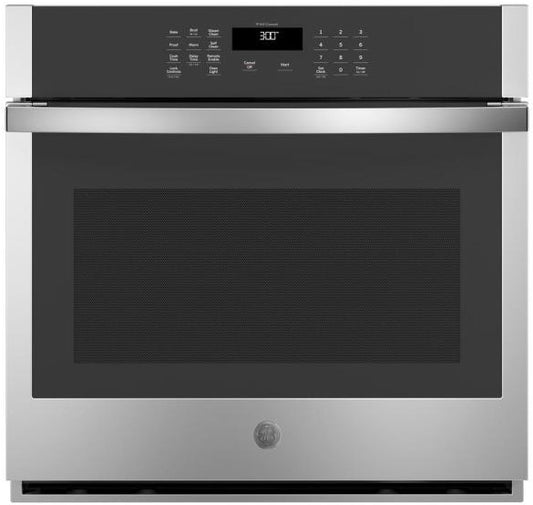 GE JTS3000SNSS Horno de pared eléctrico inteligente de 30" con autolimpieza - Acero inoxidable 