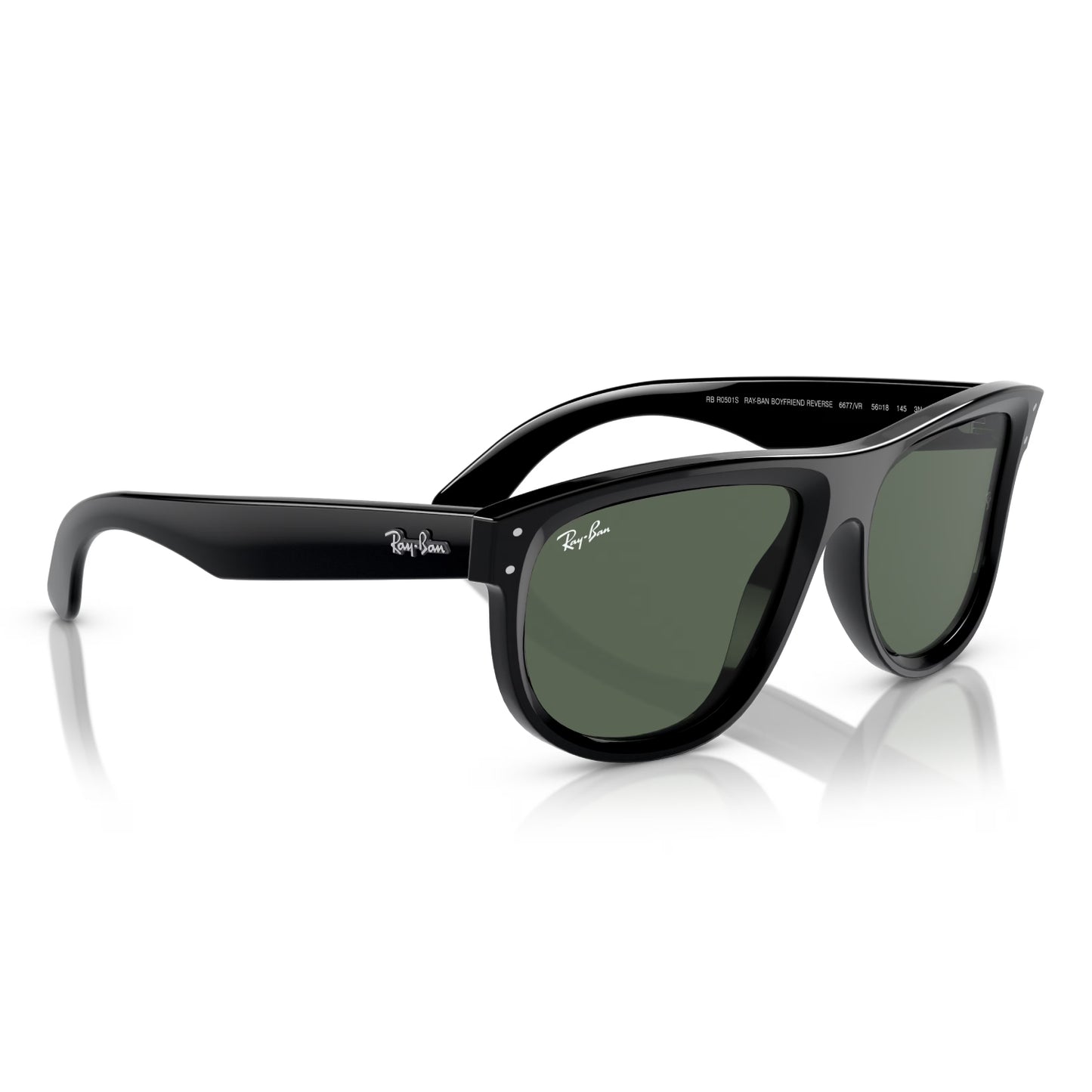 Ray-Ban Boyfriend Reverse Unisex RBR0501S Square Classic G-15 Sunglasses