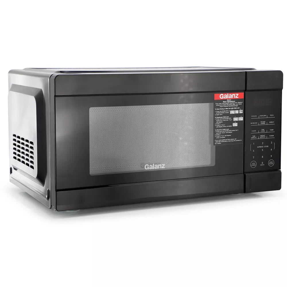 Galanz GLCMWP11BK10 1.1 cu. ft. Counter Top Microwave Oven - Black