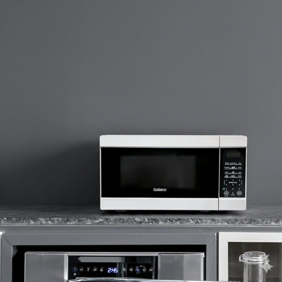 Galanz 1.1 cu. ft. Countertop Microwave Oven with One Touch