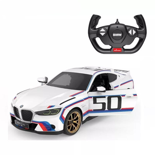 Rastar 1:14 BMW 3.0 CSL Remote Control Car - White