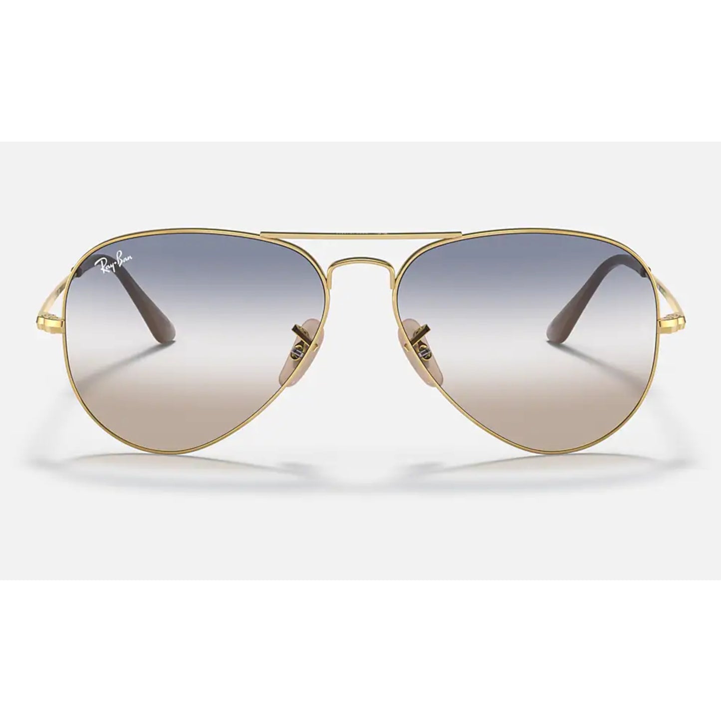 Ray Ban Aviator Metal II Arista Clear Gradient Blu