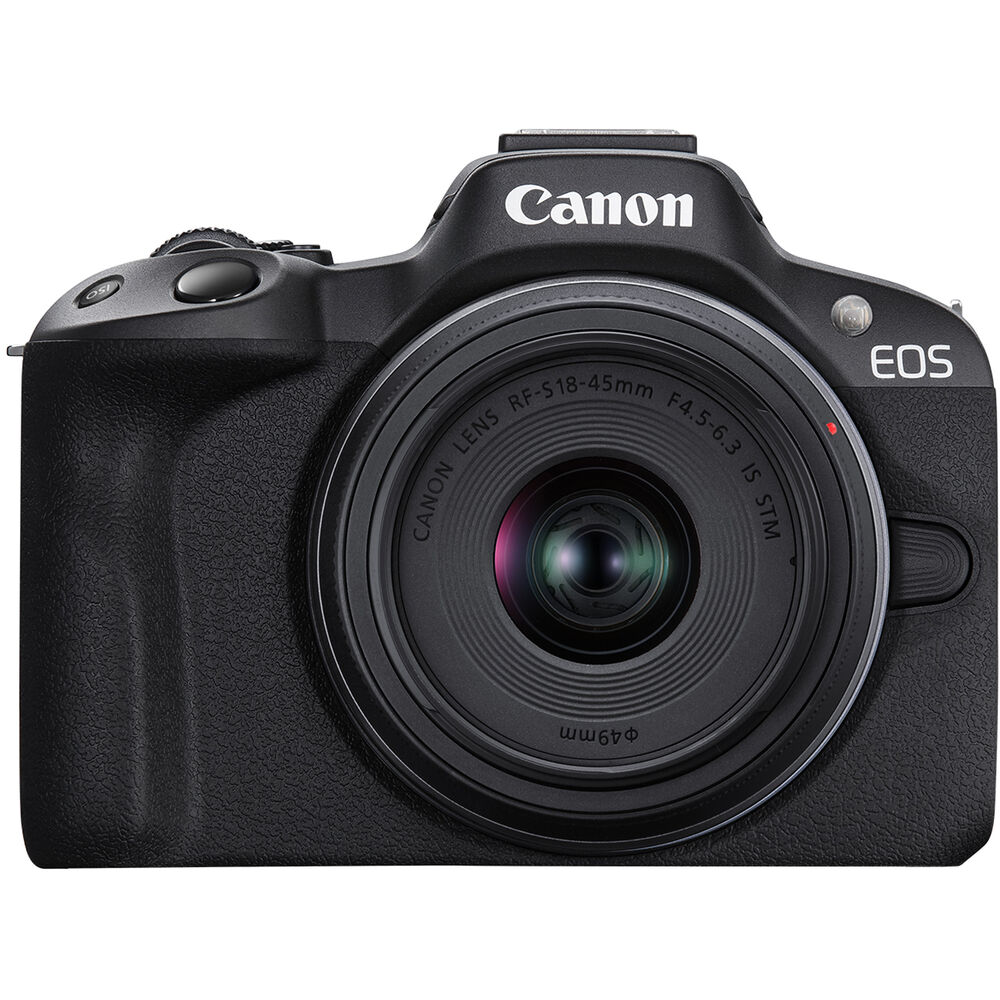 Canon EOS R50 Mirrorless Digital Camera with 18-45mm IS STM & 55-210mm IS STM Lens - Black