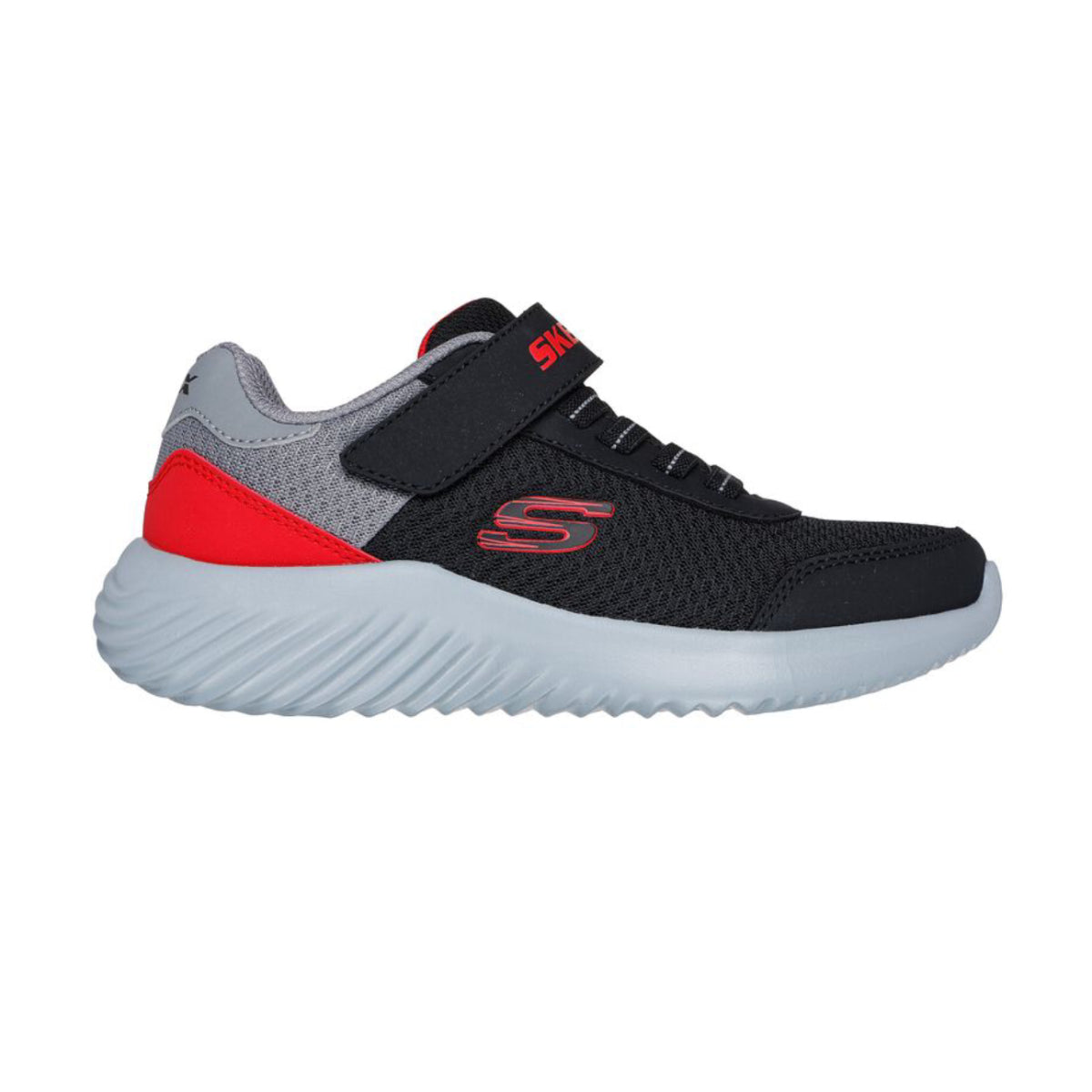 Skechers Boy's Bounder Trekzic Sneakers (Size 10.5) - Black/Red