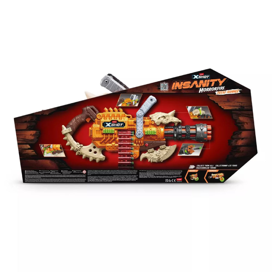 X-Shot Horror Fire Dread Hammer Blaster (48-Darts)