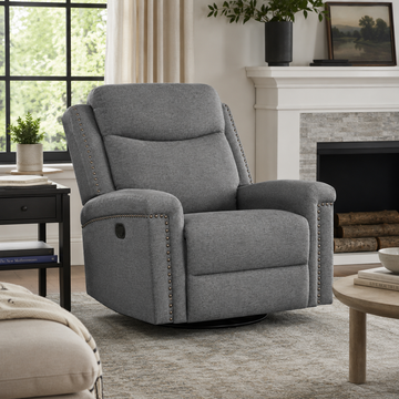 Ingram 42" Reclining Chair by Best Home - Gray
