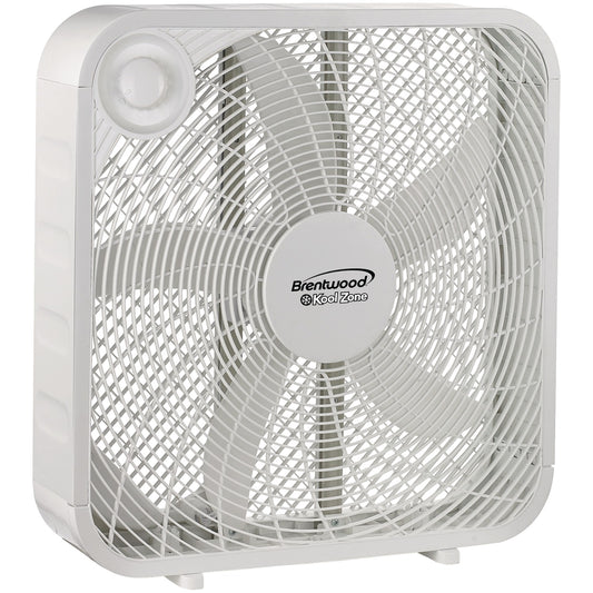 Kool Zone 20" Box Fan White