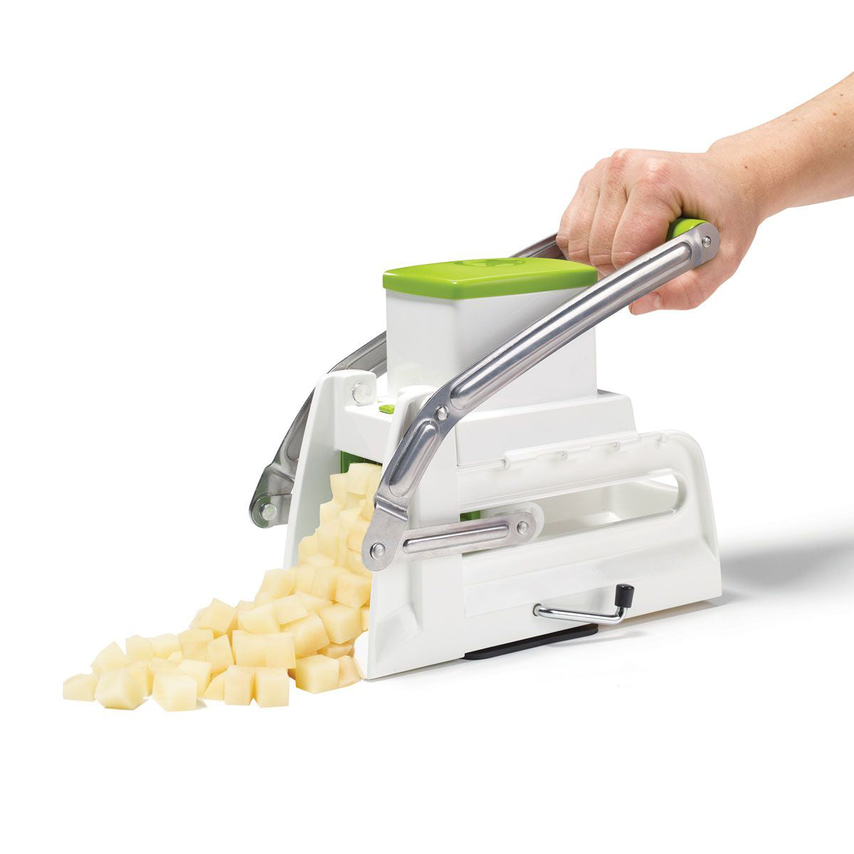 Starfrit Pro Fry Cutter and Cuber - Green/White