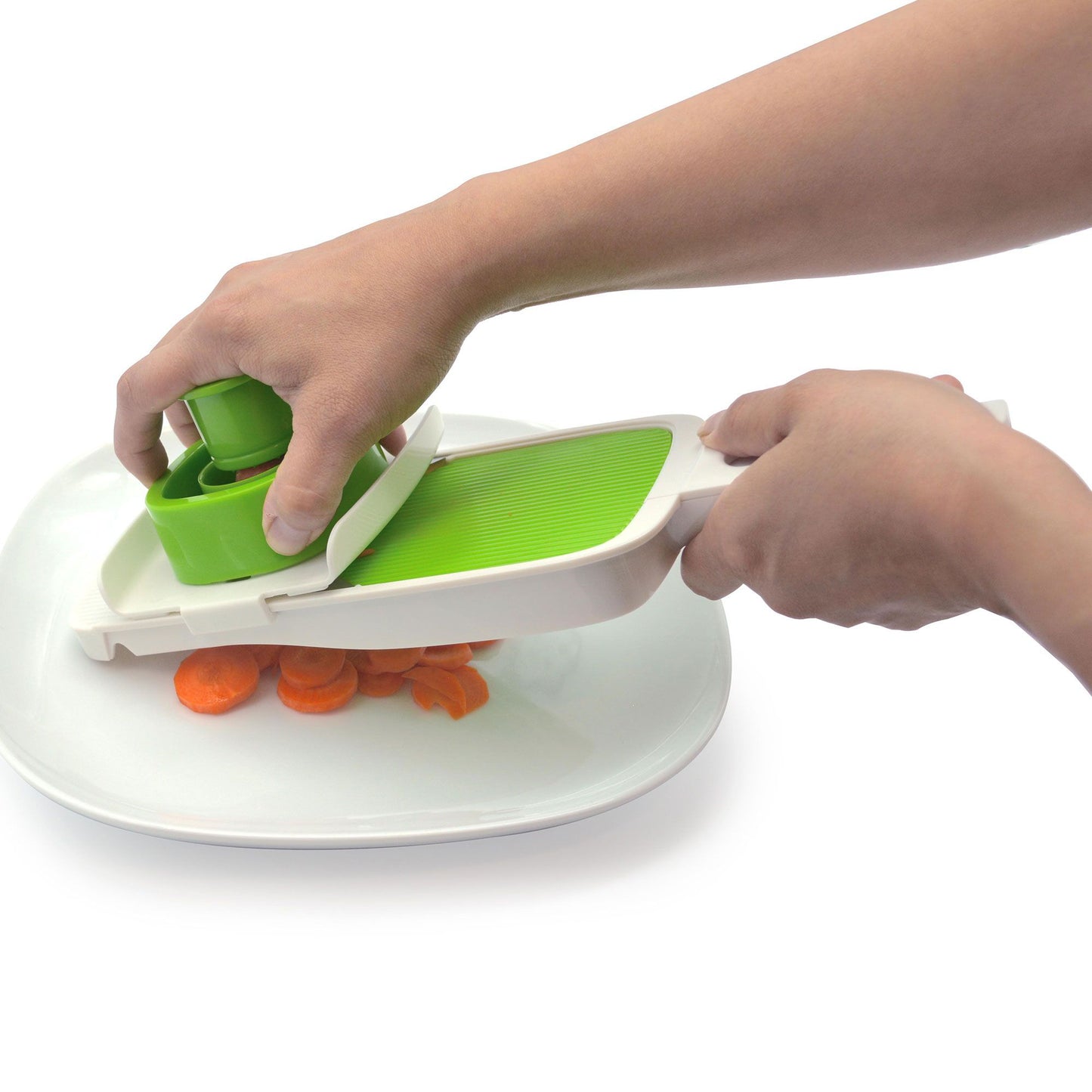 Starfrit Hand-Held V-Slicer - Green/White