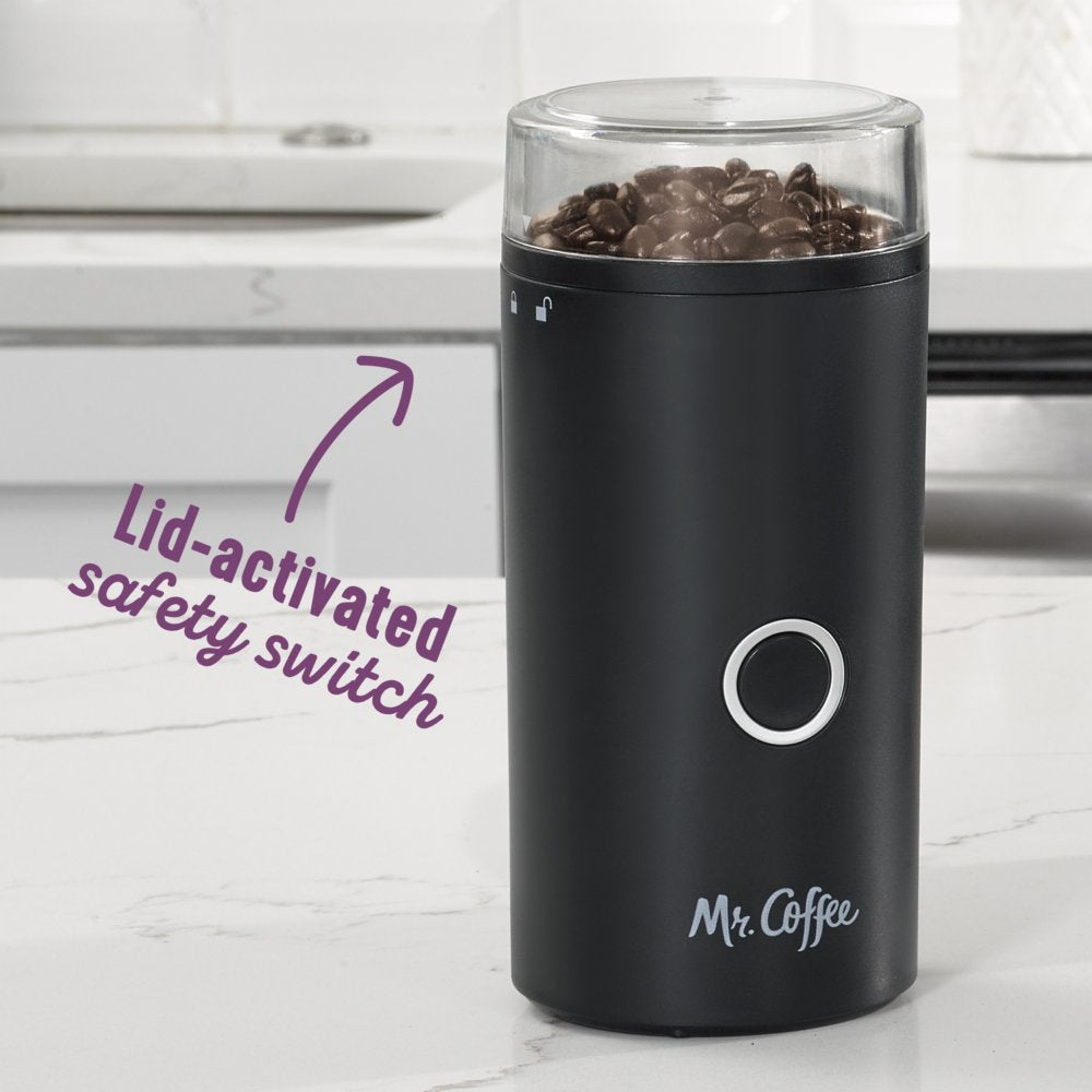 Mr. Coffee 2141750 14-Cup Simple Grind Coffee Grinder - Black