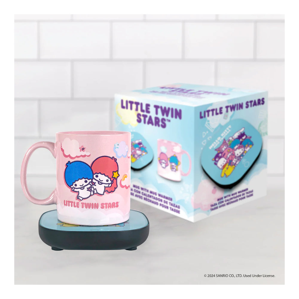 Calentador de tazas con taza Little Twin Stars de Hello Kitty MW1/KIT/LT1 Friends