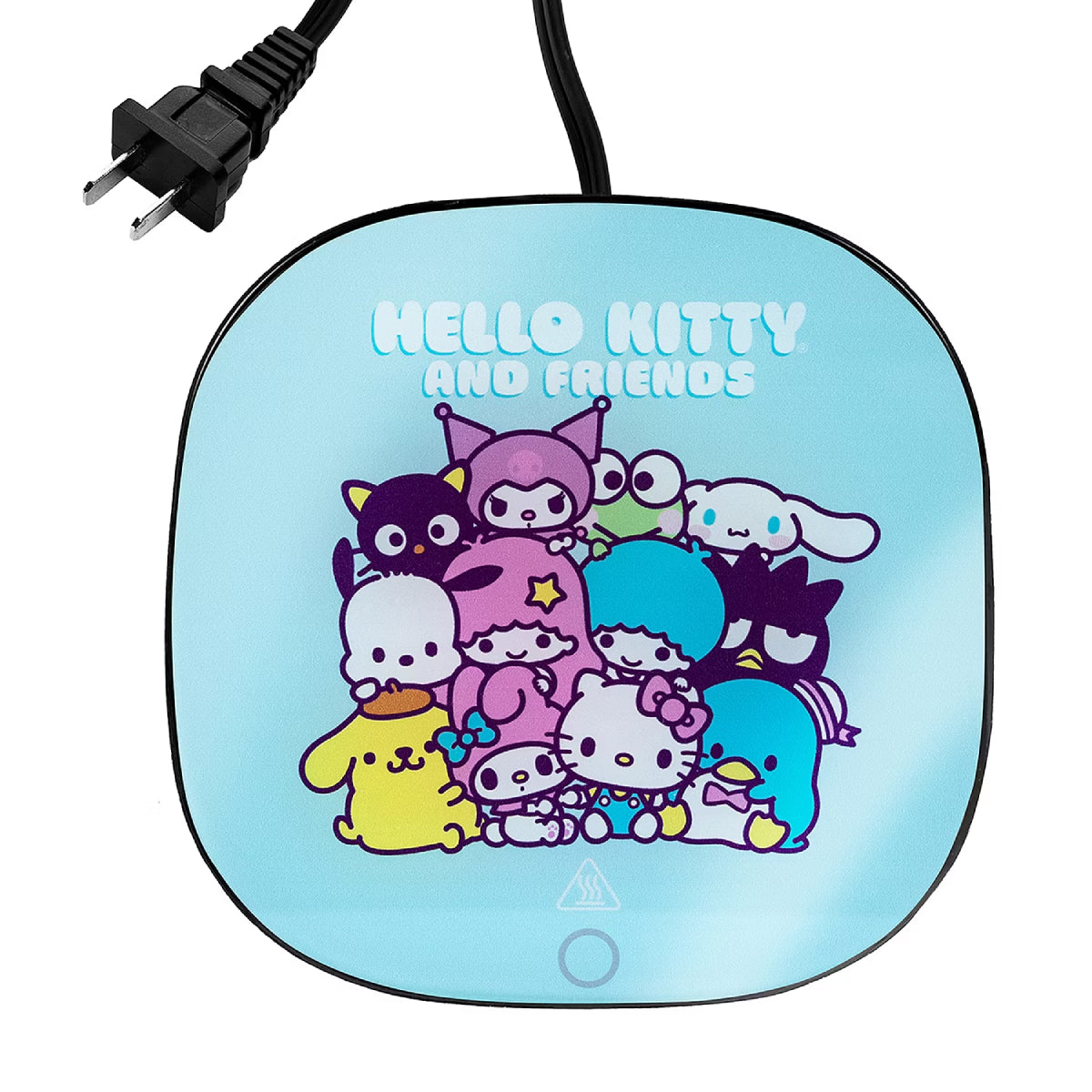 Juego de calentadores de tazas Cinnamoroll de 12 oz de Hello Kitty y sus amigos, azul claro