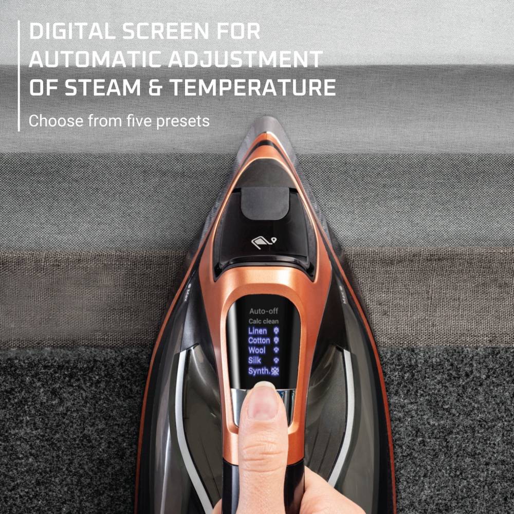 Plancha de vapor Rowenta DW9580U1 SteamForce Pro - Negro/Cobre