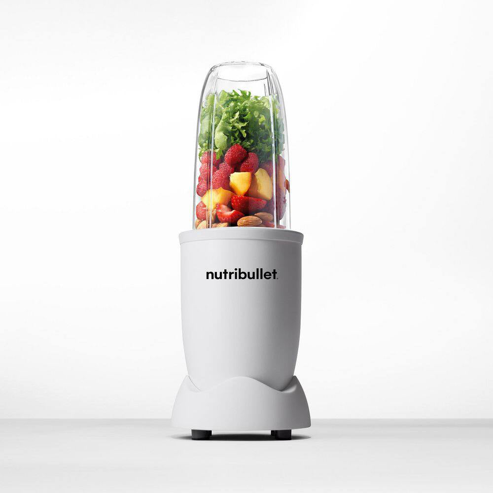 Licuadora personal Nutribullet Pro de una sola velocidad de 900 vatios - Color blanco mate