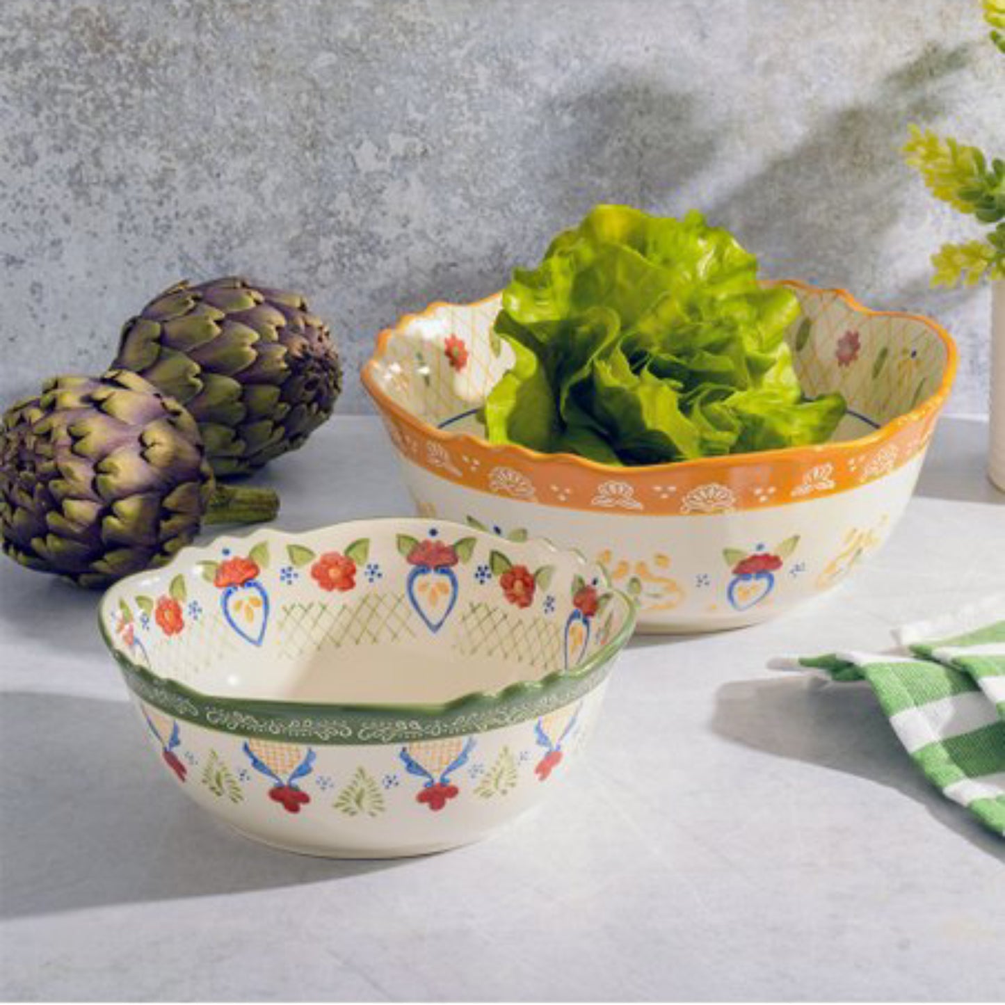 Laurie Gates Tierra Serving Bowl Set (2-Piece)