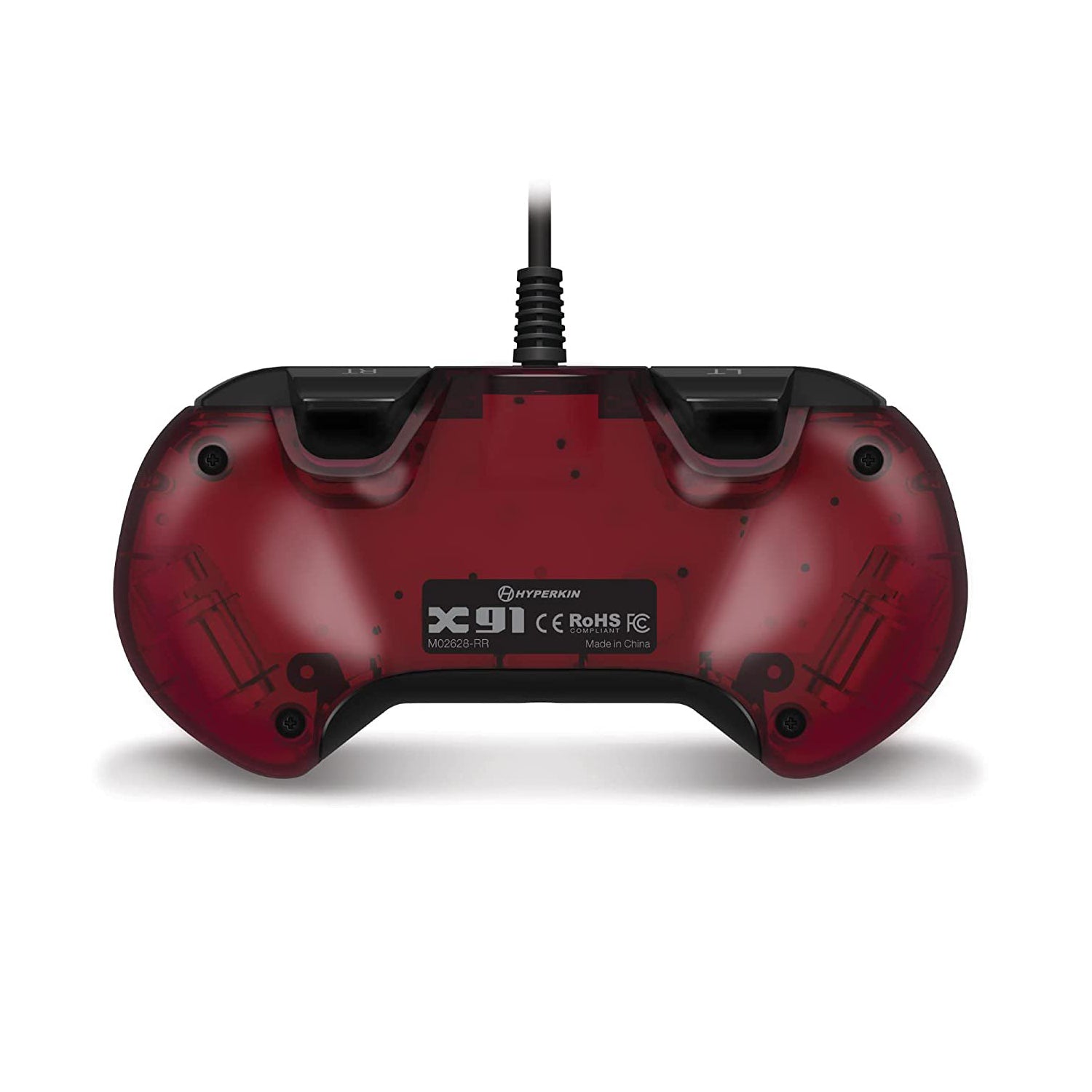 Xbox 1 Ruby Hyperkin X91 Ice Wired Controller, Ruby Red– Curacao