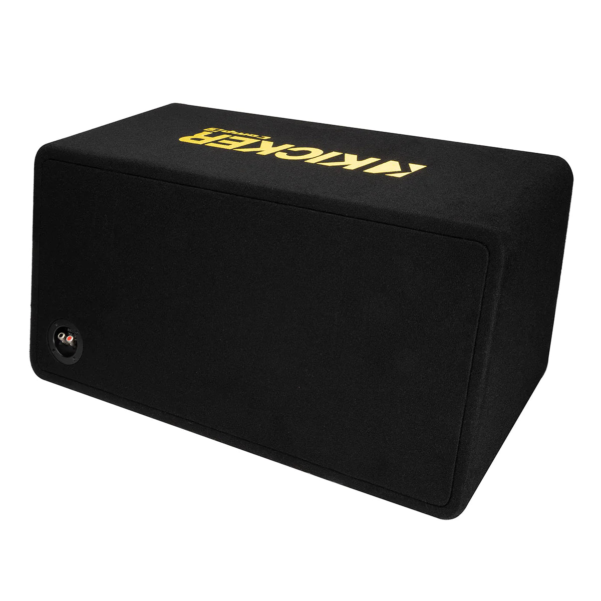 Subwoofers Kicker 50DCWC122 CompC duales de 12" en caja ventilada - Negro