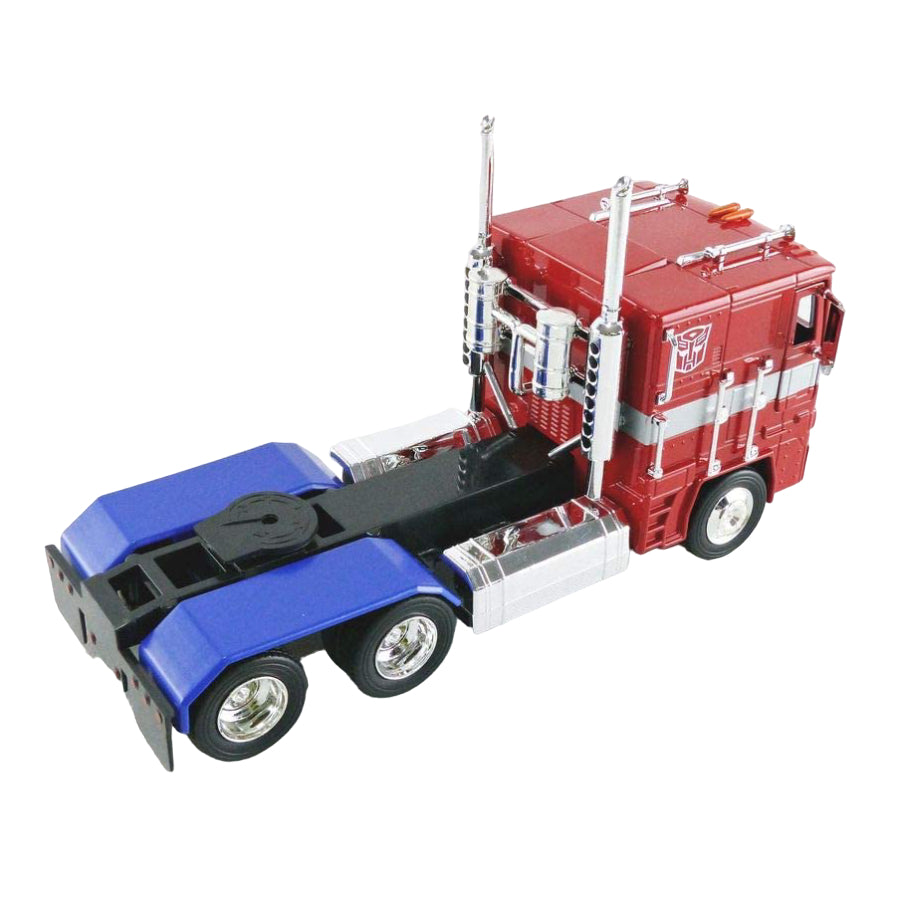Jada Toys Transformers G1 Optimus Prime Truck with Robot Truck