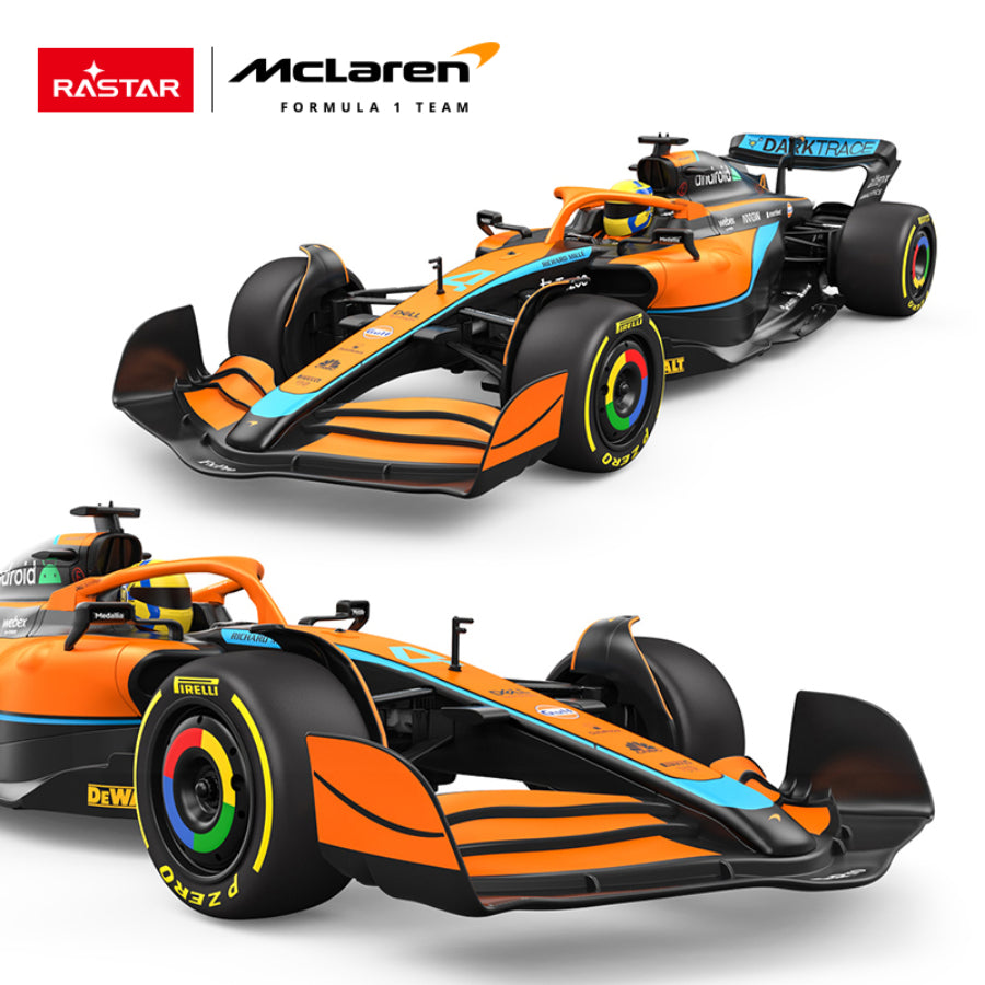 Coche de juguete a control remoto McLaren F1 MCL36 Rastar RC 1:12 - Naranja