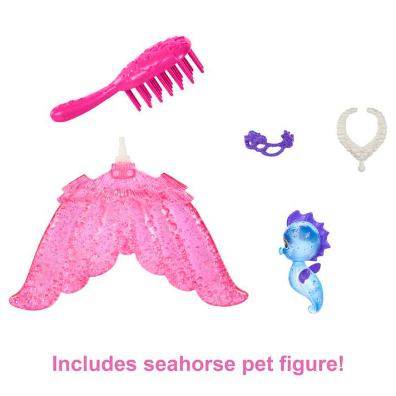 Muñeca Barbie Mermaid Power 'Malibu', conjunto de mascota y accesorios