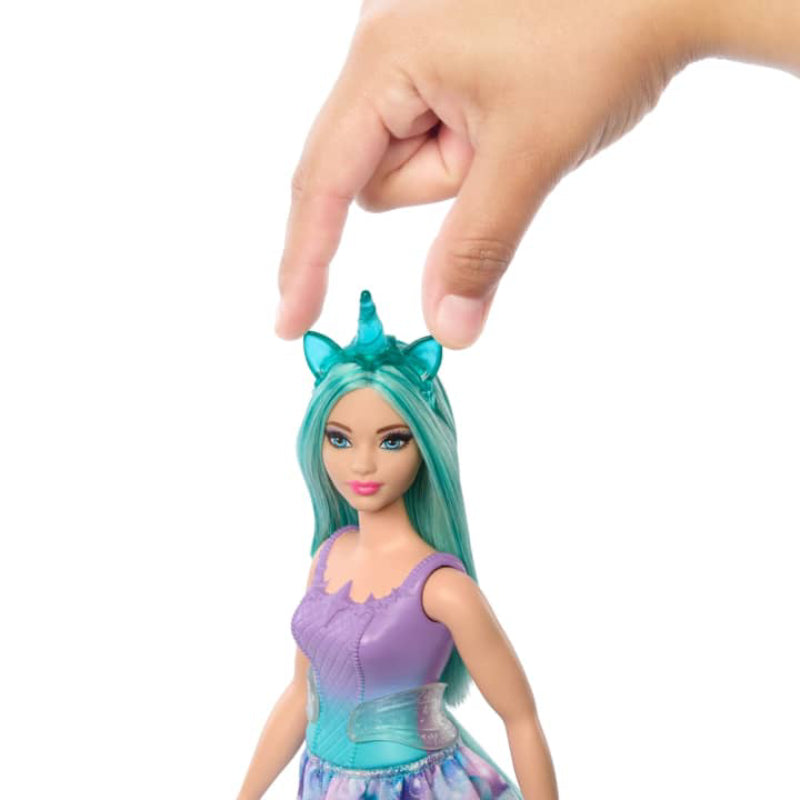 Barbie Unicorn Doll with Green Hair