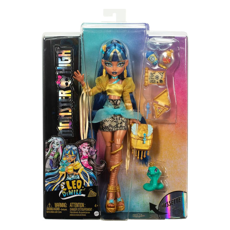 Monster High Cleo De Nile Fashion Doll, Pet & Accessories