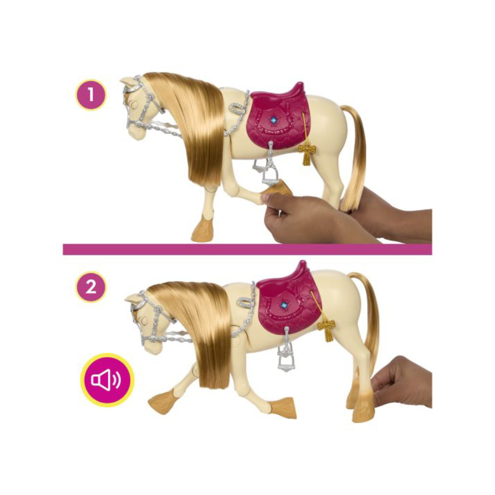 Caballo de juguete interactivo con accesorios Barbie Mysteries The Great Horse Chase