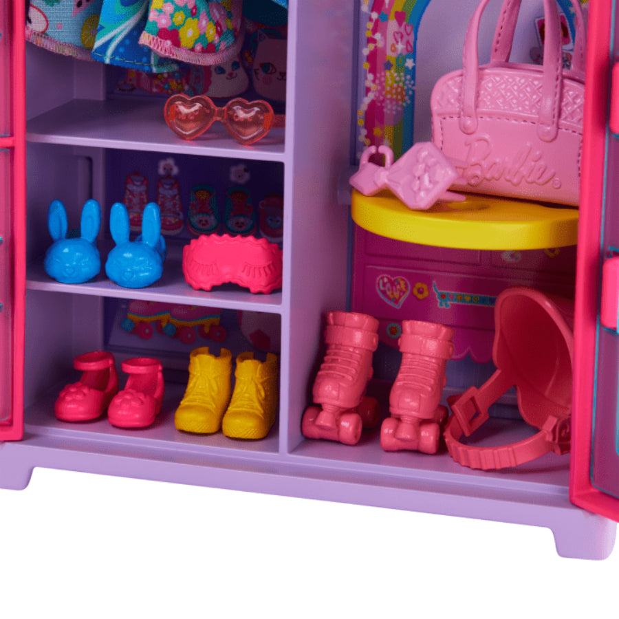 Barbie Chelsea Doll, Closet Toy Playset & Accessories